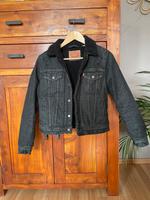 Levi’s Jeansjacke Sherpa Teddyfell grau Gr. XS S gefüttert Niedersachsen - Adendorf Vorschau