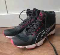 ❤️ Puma Sneaker High Gr. 41 schwarz pink knöchelhoch Hessen - Rosbach (v d Höhe) Vorschau