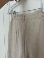 Asos Tall, Wide Leg High Waist Hose, Beige, Leinen München - Au-Haidhausen Vorschau