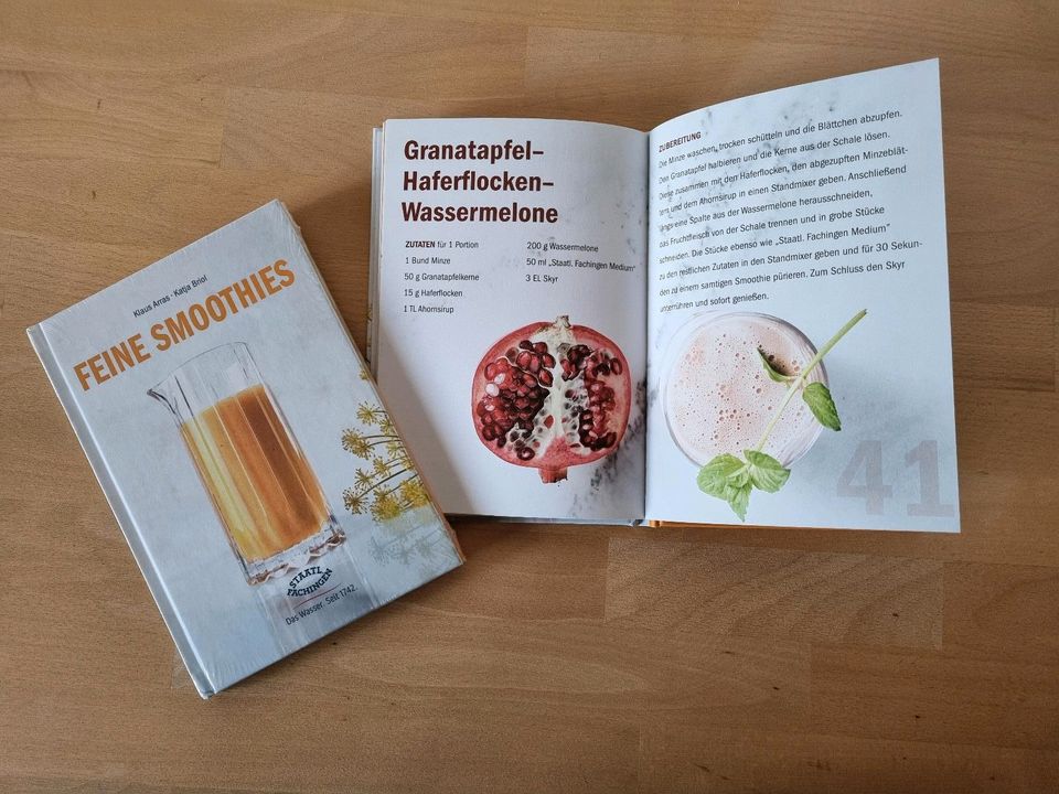 Rezeptbücher, 2 Stück, Smoothies, Cocktails, Waterdrinks in Rödermark