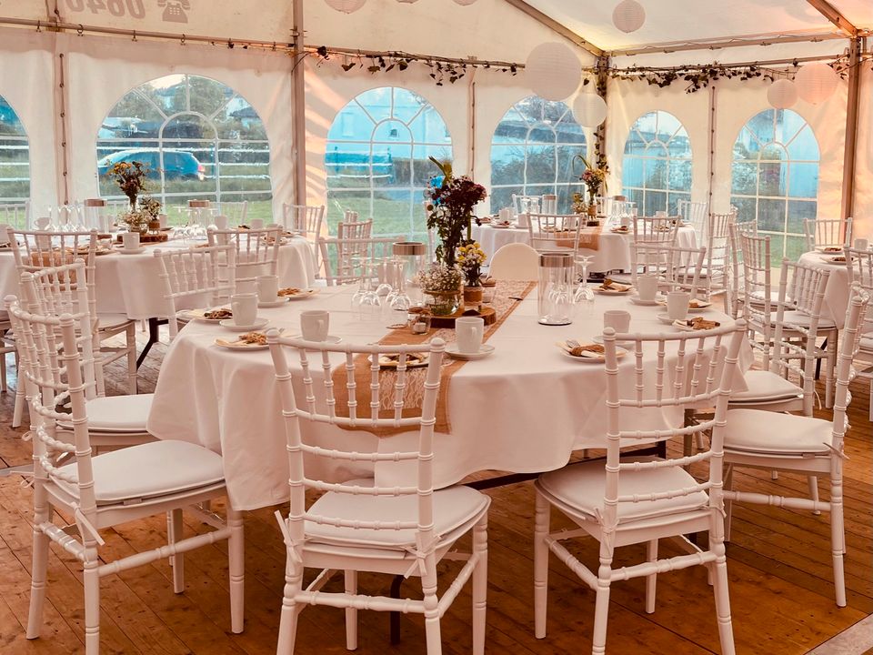 Rundtisch,  Banketttisch Hochzeit in Ottrau