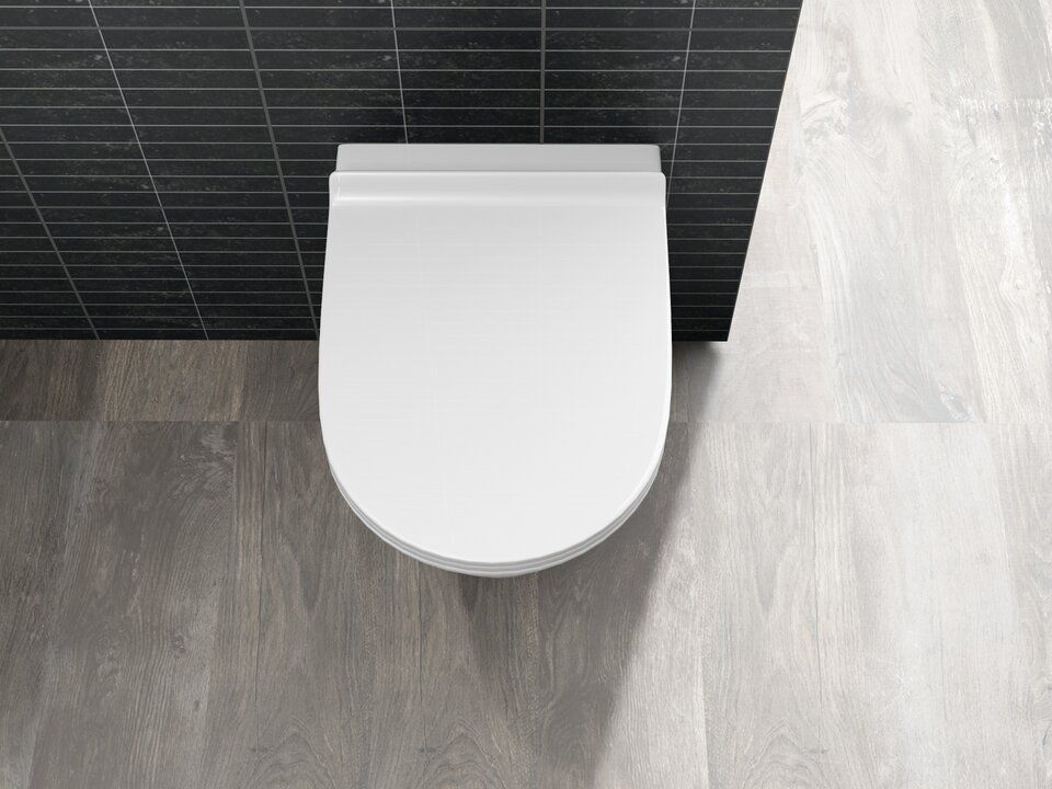 Hänge WC Spülrandlos Toilette inkl. WC Sitz mit Softclose in Dortmund