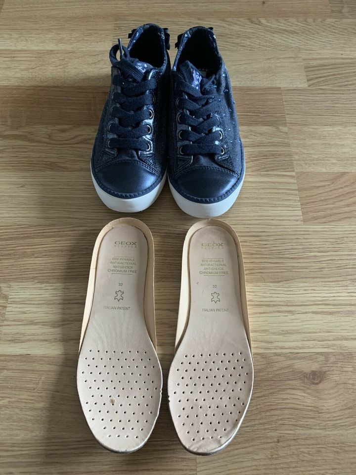 Geox Ciak Mädchen Sneaker Turnschuh blau Gr. 32 wie Neu! in Potsdam