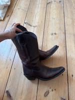 Cowboy Boots Stiefel Brown braun Leder Echtleder Dockers gr. 38 Friedrichshain-Kreuzberg - Friedrichshain Vorschau