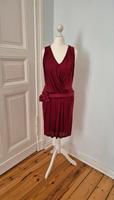 Sommerkleid | Wasserfall Ausschnitt | Bordeaux Rot Berlin - Charlottenburg Vorschau
