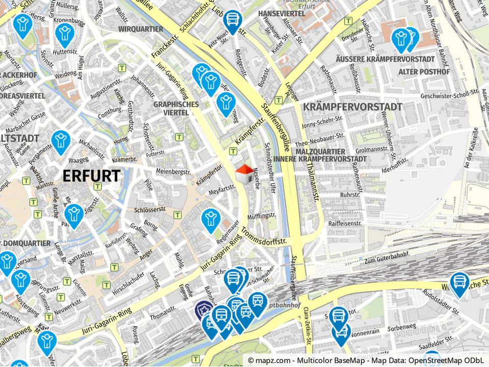 ATLAS IMMOBILIEN: TOP Wohn- und Geschäftshaus mit Potenzial in *Erfurt* in Erfurt