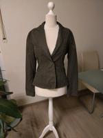 Mexx Blazer Jacke 40 L 38 M oliv Khaki grau Baumwolle München - Moosach Vorschau
