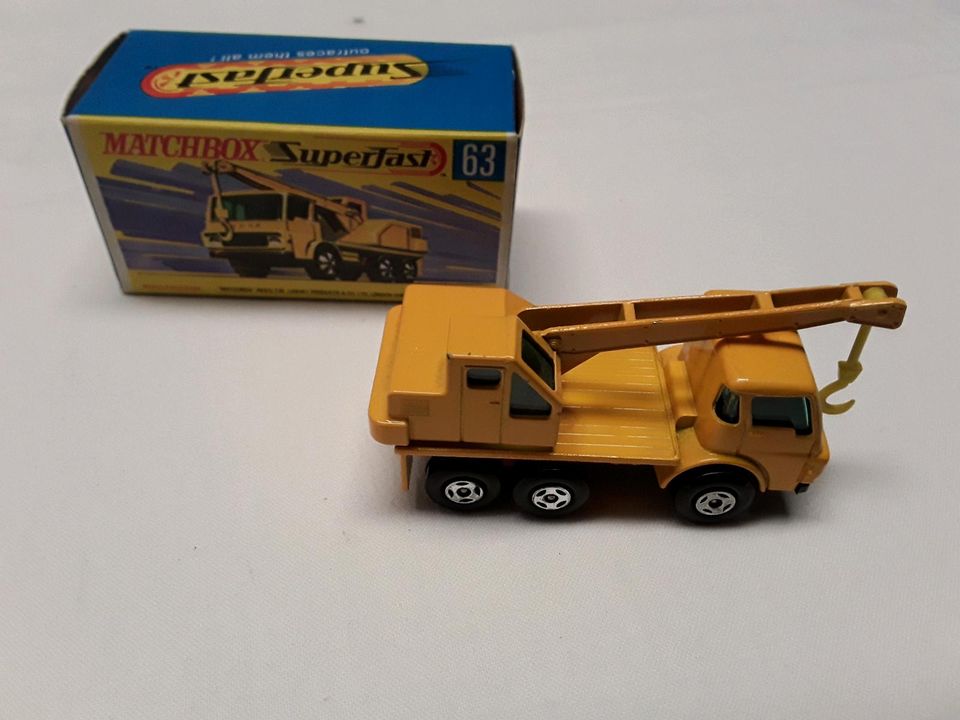 Matchbox Superfast Nr. 63 Dodge Crane Truck sehrgut in Prohn