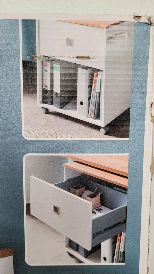 Schreibtisch mit Rollcontainer Home Living *NEU & OVP in Kyritz