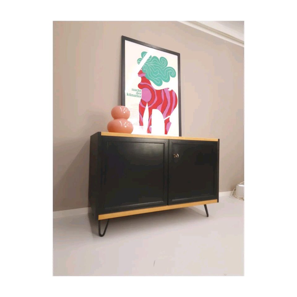 Vintage Sideboard 60er 70er Mid-Century Kommode Anrichte in Solingen