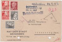 17/1 Deutschland Umschlag DDR 1953 MI#224 EISENBERG Hamburg Barmbek - Hamburg Barmbek-Süd  Vorschau