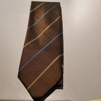 Krawatte 70er Jahre  Trevira  braun mit Streifen Nordrhein-Westfalen - Dorsten Vorschau