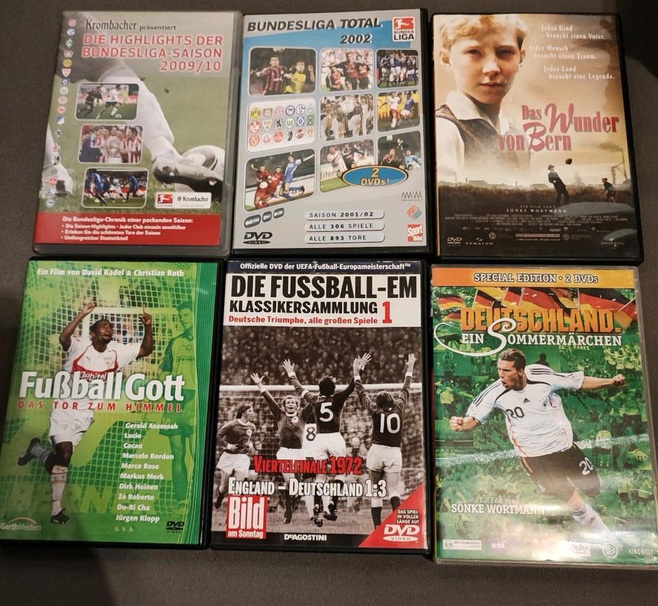 Fussball DVD Sammlung in Lohr (Main)