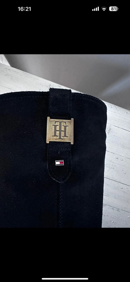 Tommy Hilfiger, Wildleder SStiefl, Größe 40 in Salzhausen