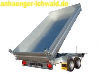 3,5to. 363x185cm Humbaur Dreiseitenkipper HTK 3500.36 + Alurampen Nordrhein-Westfalen - Marl Vorschau