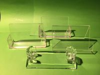 4 Visitenkarten Halter/ Ständer aus Acryl ca. 11 x 5,7 cm Saarland - Ottweiler Vorschau