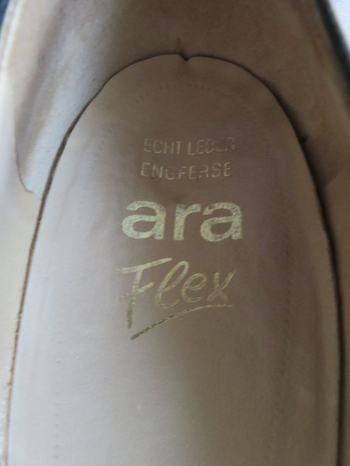 Elegante Damenschuhe von ara Flex Gr. 5 H,schwarz in Weilrod 