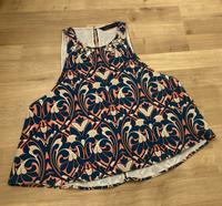 Zara Hängerchen (Gr.XS) Top Bluse Glitzer Retromuster Thüringen - Gotha Vorschau