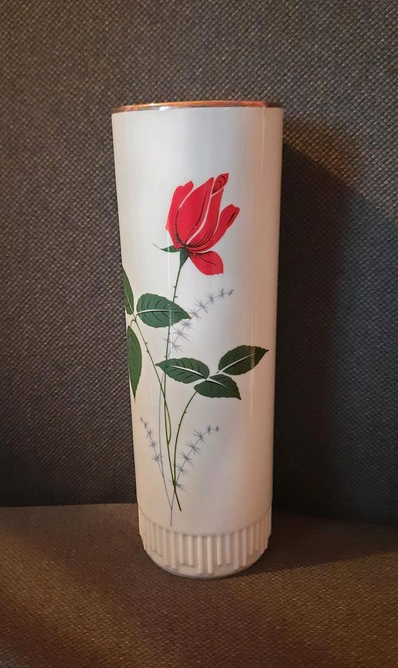 Vase - Plankenhammer-Floss - Bavaria - Rose - 20 cm - Porzellan in Leichlingen