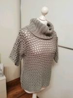 Esprit Pullover Poncho Weste S 36 grau Häkelmuster Thüringen - Meiningen Vorschau