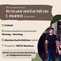 Restaurantfachfrau/-mann (m/w/d) gesucht! Niedersachsen - Sassenburg Vorschau