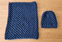 Damen Schal und Mütze Set blau/lila one size Nordrhein-Westfalen - Neuss Vorschau