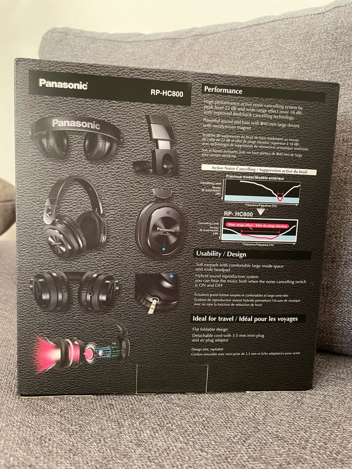 Panasonic Noise Cancelling Kopfhörer NEU in Hamburg