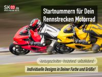 MOTORRAD STARTNUMMERN RENNSTRECKEN BIKE AUFKLEBER STYLING ZAHLEN Niedersachsen - Goslar Vorschau