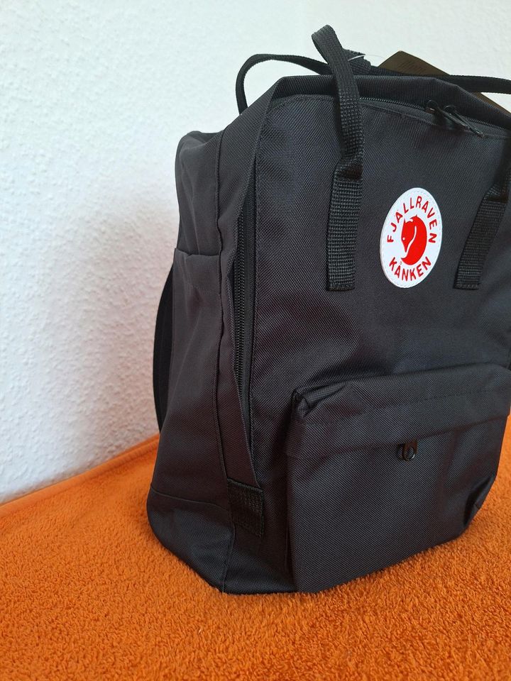 SCHWARZ RUCKSACK KANKEN FJALLRAVEN NEU 16 L in Jade