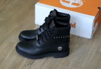 NEU Timberland Boots schwarz Leder mit Nieten Gr.42 Hamburg-Nord - Hamburg Winterhude Vorschau