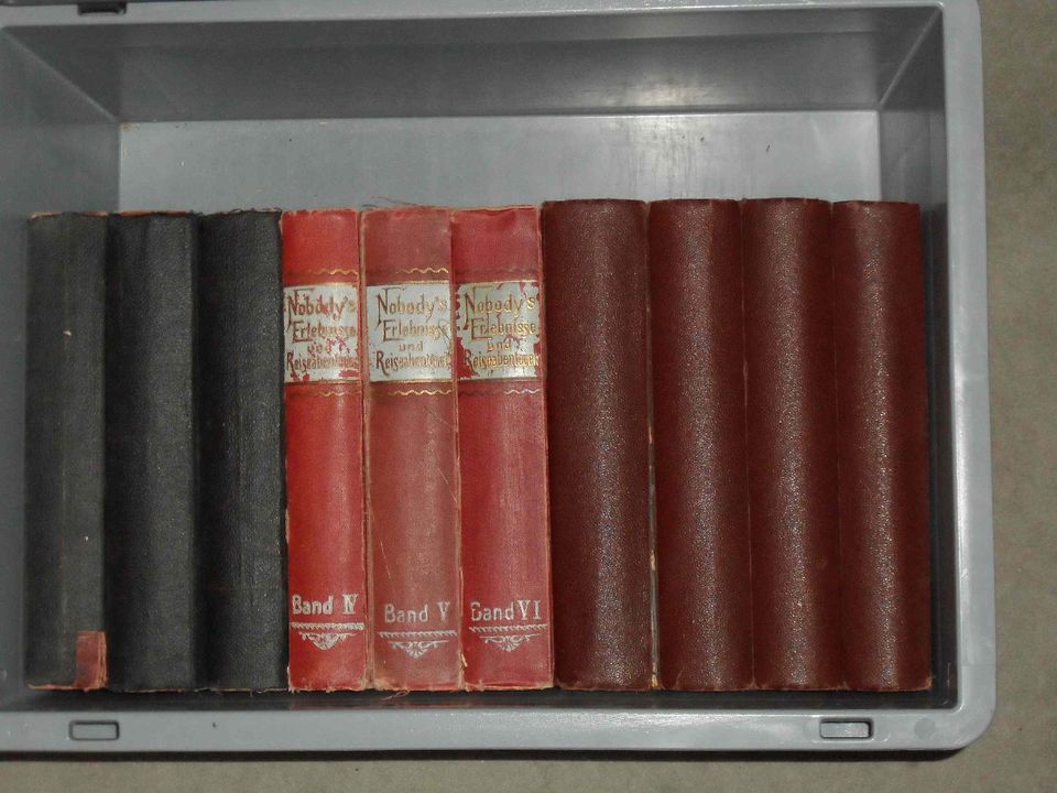 antiquarische Bücher: Robert Kraft, Detektiv Nobody – 10 Bände in Mainz