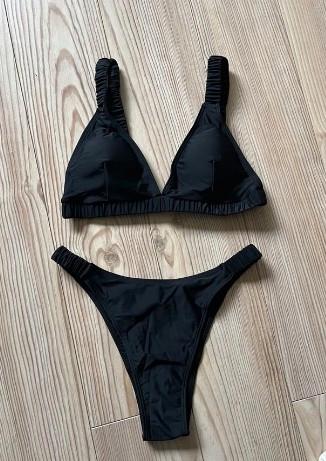 Sexy Bikini Set Gr 36/38 M Raffung schwarz NEU higher waist in Hamburg