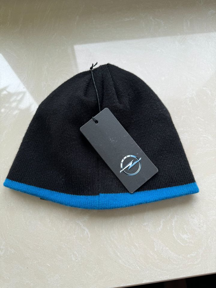 Opel OPC Mütze/Beanie (Schwarz/Blau) in Stollberg