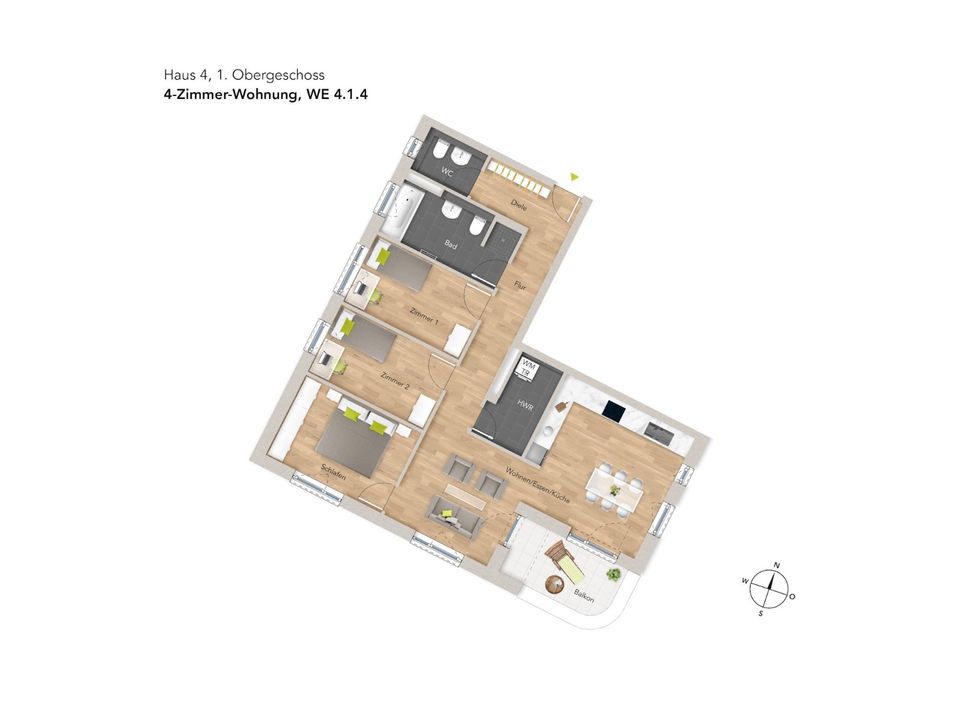 Ihr neues Zuhause wartet auf Sie: 4-Zi-Wo für die ganze Familie #414 in Steinen