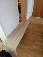 2x Beige Holzbänke 130 x 34 cm Dortmund - Wickede Vorschau