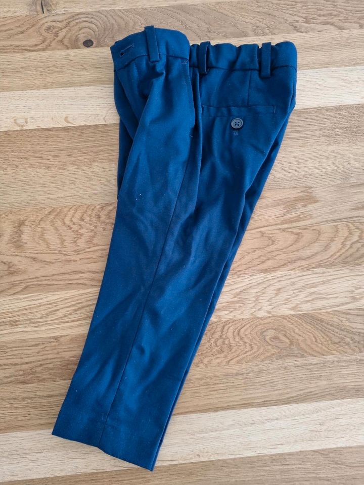 H&M Hose Anzug lang Gr. 92 Jungen Kinder blau für Hochzeit in Rheinbach