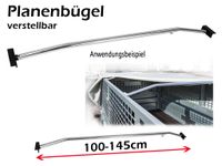 Flachplanen-Bügel, verstellbar 100-145cm Anhängerbreite NEU ✔️☑️ Nordrhein-Westfalen - Burbach Vorschau