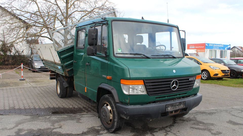 Mercedes-Benz Vario KIDK  816 D  OM 904 LA (3 seiten Kipper) in Groß-Gerau