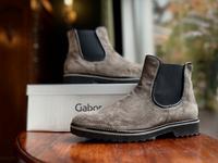 Gabor | Chalsea Boots Gr. 40,5| Stiefelette | Velourleder | Braun Hessen - Heppenheim (Bergstraße) Vorschau
