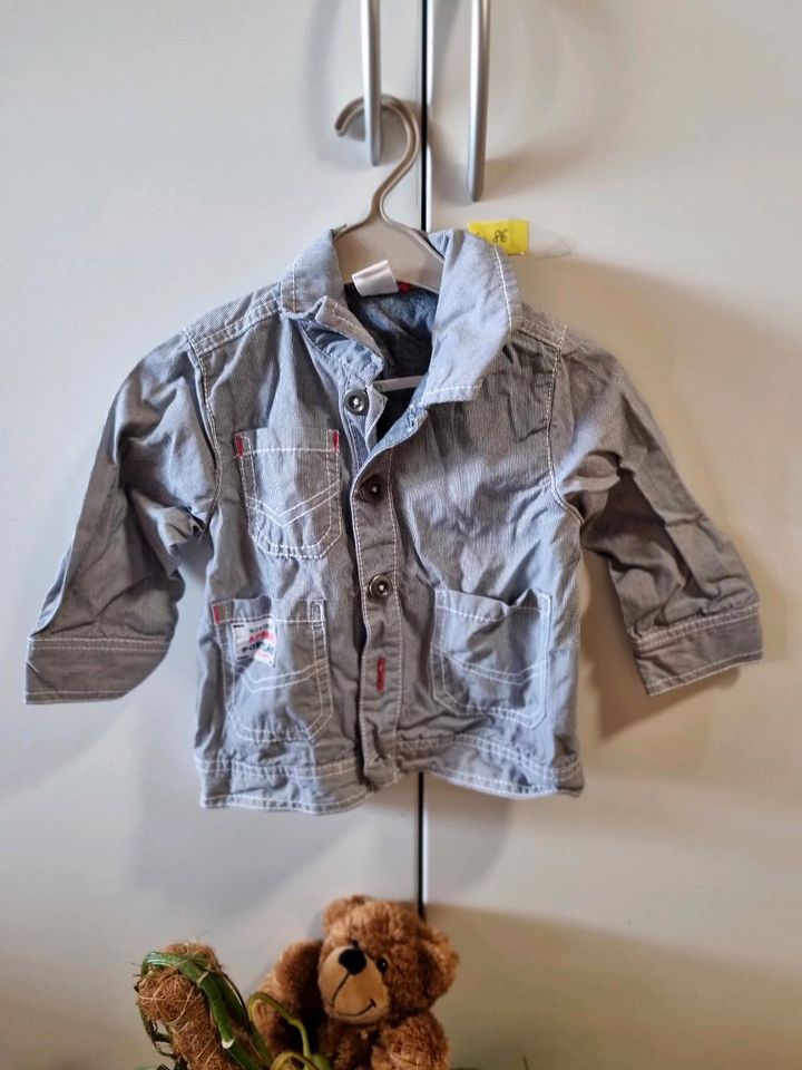 ❤️ H&M Baby Shirt 74 80 86 C&A neu Junge Pullover Frühling Bagger in Hagelstadt