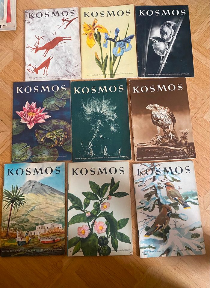 Kosmos Hefte Vintage 1934 / 1948 / 1949 / 1951 / 1953 / 1955 / in München