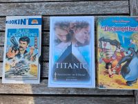 VHS Kasetten Dschungelbuch, Titanic, Blue Lightning Sachsen - Jößnitz Vorschau