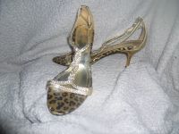 MILANO PeepToe High Heels Slingback sexy Strass getigert animal Niedersachsen - Salzgitter Vorschau