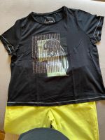 Tolles T-Shirt, Taifun/Gerry Weber, Gr. 46, schwarz mit Pailetten Hessen - Bad Vilbel Vorschau