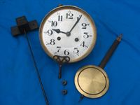 Wanduhr Innenleben Pendel Schlüssel Gong Pendule 1920s Saarland - Kirkel Vorschau