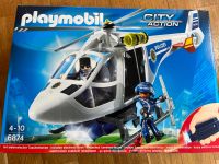 Playmobil 6874 Polizei-Helikopter mit LED-Suchscheinwerfer Hamburg-Nord - Hamburg Groß Borstel Vorschau