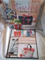 Taschen nähen,2 Bücher,aus Wachstuch u. Nähen im Baukastenprinzip Herzogtum Lauenburg - Berkenthin Vorschau