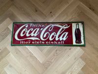 Original Coca-Cola Blechschild, Werbung, Reklame, ca. 1930 Baden-Württemberg - Neckarsulm Vorschau