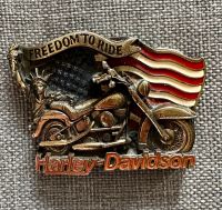 Gürtelschnalle Harley-Davidson "Freedom to ride" Vintage Nürnberg (Mittelfr) - Kleinreuth b Schweinau Vorschau