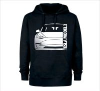 TESLA MODEL 3 Pullover Sweatshirt Elektro Auto  Hoodie Pulli Race Sachsen-Anhalt - Weißenfels Vorschau